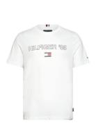 Hilfiger 85 Tee Tops T-Kortærmet Skjorte White Tommy Hilfiger