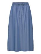 Fqcarly-Skirt Knælang Kjole Blue FREE/QUENT