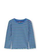 Kmgjolla L/S Top Jrs Tops T-shirts Long-sleeved T-Skjorte Blue Kids On...