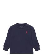 Cotton Jersey Long-Sleeve Tee Tops Sweatshirts & Hoodies Sweatshirts N...