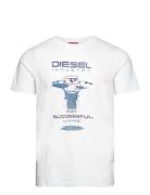 T-Diegor-K69 T-Shirt Tops T-Kortærmet Skjorte White Diesel