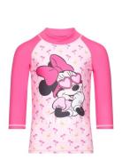 Swimsuit Swimwear Uv Clothing Uv Tops Pink Minnie Mouse