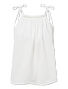 Sia Top - Poplin Tops T-shirts & Tops Sleeveless White STUDIO FEDER