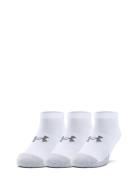 Ua Heatgear No Show 3Pk Lingerie Socks Footies-ankle Socks White Under...