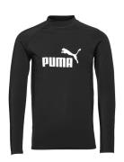 Puma Swim Men Long Sleeve Rash Guar Sport T-Langærmet Skjorte Black Pu...