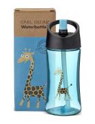 Water Bottle Kids 0.35 L - Turquoise Home Meal Time Blue Carl Oscar