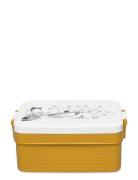 Moomin, Lunchbox, Grey Home Meal Time Lunch Boxes Yellow Rätt Start