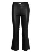 Lr-Gloria Bottoms Trousers Leather Leggings-Bukser Black Levete Room