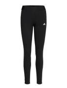 Essentials 3-Stripes Leggings Bottoms Leggings Black Adidas Sportswear