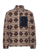 Printed Fleece Tops Sweatshirts & Hoodies Fleeces & Midlayers Multi/pa...
