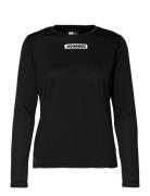 Hmlte Tola T-Shirt Ls Sport T-shirts & Tops Long-sleeved Black Hummel