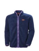Box Pile Jacket Sport Sweatshirts & Hoodies Fleeces & Midlayers Blue H...