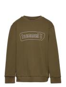 Hmltomb Sweatshirt Sport Sweatshirts & Hoodies Sweatshirts Khaki Green...