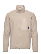 Maisaac Zipper Tops Sweatshirts & Hoodies Fleeces & Midlayers Beige Ma...