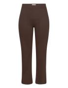 Carpever Flared Pants Jrs Bottoms Trousers Flared Brown ONLY Carmakoma