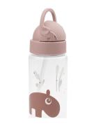 Straw Bottle Ozzo Powder 350 Ml Home Meal Time Pink D By Deer