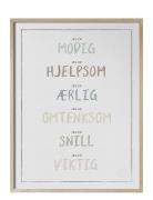 Jeg Er, Dusty Pastel - Jag Är På Norska Home Kids Decor Posters & Fram...