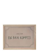 Kompisdiplomet, Dusty Rose Home Kids Decor Posters & Frames Posters Mu...