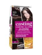 L'oréal Paris Casting Creme Gloss 323 Dark Chocolate Beauty Women Hair...