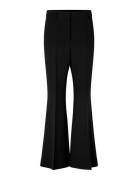 Fique Flared Trousers Bottoms Trousers Flared Black Second Female