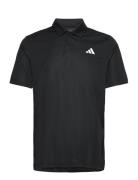 Club Tennis Polo Shirt Sport Polos Short-sleeved Black Adidas Performa...
