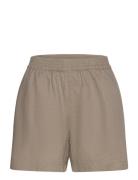 Linen Shorts Bottoms Shorts Casual Shorts Brown Rosemunde