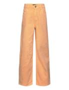 Nlfrolizza Twi Hw Wide Pant Bottoms Jeans Wide Jeans Orange LMTD