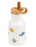 Metal Bottle Sea Friends Beige Home Meal Time Multi/patterned D By Dee...