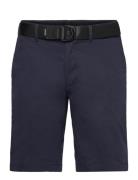 Modern Twill Slim Short Belt Bottoms Shorts Chinos Shorts Navy Calvin ...