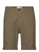 Slhcomfort-Luton Flex Shorts W Bottoms Shorts Chinos Shorts Khaki Gree...