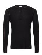 Light Rib Sweater Designers Sweatshirts & Hoodies Sweatshirts Black Fi...