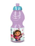 Gabby's Dollhouse Sports Water Bottle Home Meal Time Purple Gabby's Do...