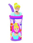 Disney Prinsesse, 3D Figur Krusflaske Home Meal Time Pink Princesses