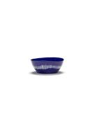 Bowl L Dark Blue-Stripes White Feast By Ottolenghi Set/4 Home Tablewar...