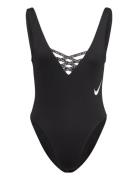 Nike W U-Back Piece Sport Swimsuits Black NIKE SWIM