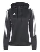 Tiro24 Trhoodw Sport Sweatshirts & Hoodies Hoodies Black Adidas Perfor...