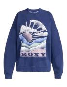 Lineup Over D Crew G Sport Sweatshirts & Hoodies Sweatshirts Blue Roxy