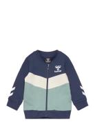 Hmlskylan Zip Jacket Sport Sweatshirts & Hoodies Sweatshirts Navy Humm...