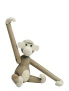 Monkey Small Home Decoration Decorative Accessories-details Wooden Fig...