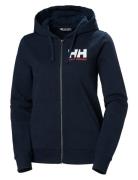 W Hh Logo Full Zip Hoodie 2.0 Sport Sweatshirts & Hoodies Hoodies Navy...