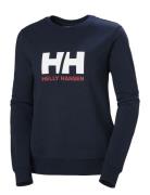 W Hh Logo Crew Sweat 2.0 Sport Sweatshirts & Hoodies Sweatshirts Navy ...