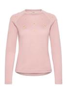 Summer Wool Ls Sport Sweatshirts & Hoodies Fleeces & Midlayers Pink Ka...