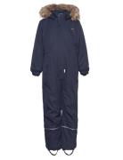 Snow Suit Outerwear Coveralls Snow-ski Coveralls & Sets Navy Minymo