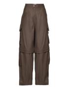 Ebba Cargo Trousers Bottoms Trousers Cargo Pants Khaki Green HOLZWEILE...