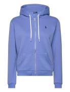 Fleece Full-Zip Hoodie Tops Sweatshirts & Hoodies Hoodies Blue Polo Ra...