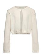 Bolero Jacket Tops Knitwear Cardigans White Tom Tailor