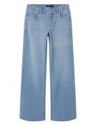 Nlftariannedeco Dnm Lw Straight Pant Bottoms Jeans Regular Jeans Blue ...