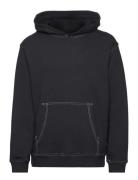 Custom Hoodie-Black Contrast Stitch Designers Sweatshirts & Hoodies Ho...