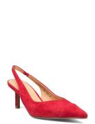 Stiletto Shoes Heels Pumps Sling Backs Red Sofie Schnoor