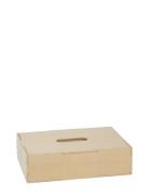 Opbevaringskasse Home Kids Decor Storage Storage Boxes Beige Nofred